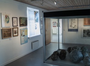 Foto fra udstillingen Krigen i Haderslev, 2014.